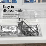 panier rangement noir moderne plastique maille régulière fixation murale étudiant chambre dormir