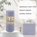 serviettes cuisine réutilisables microfibre rose bleu vert gris modernes tringle bois