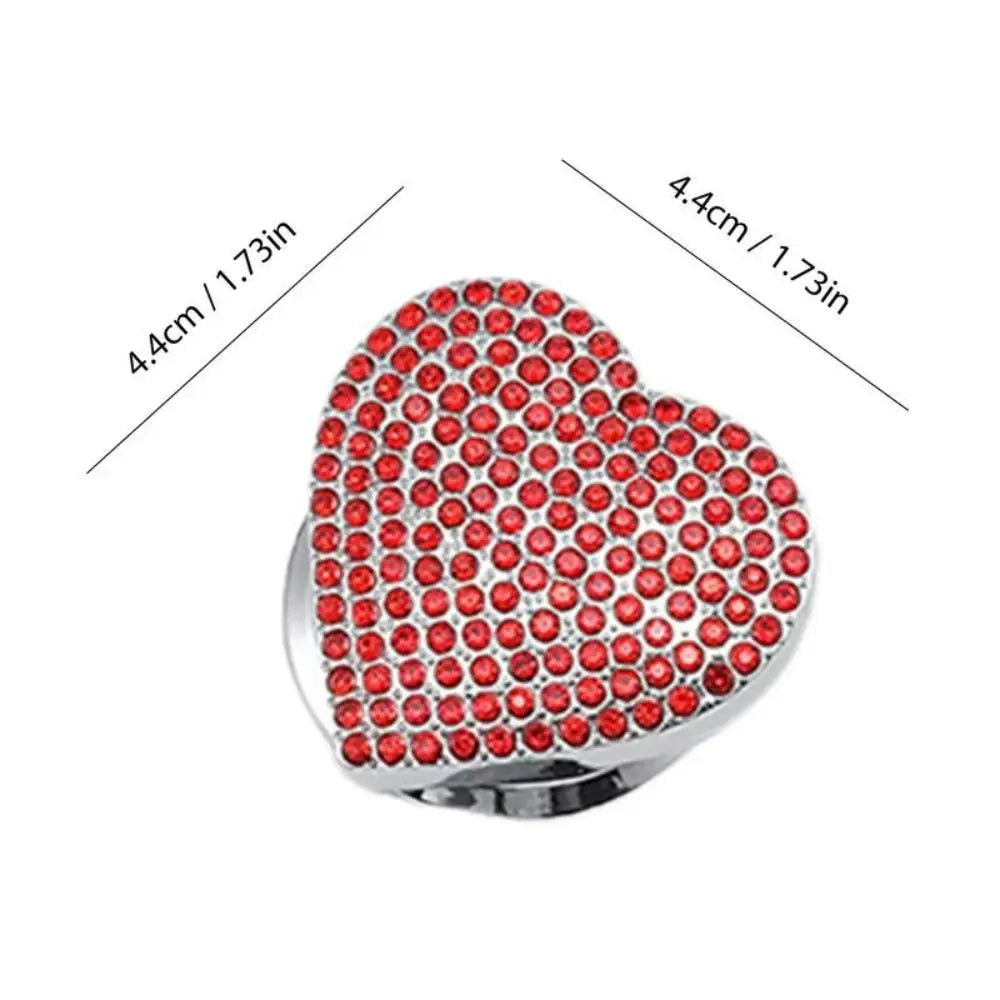 coeurs strass adhésifs modernes élégants rouge bleu argent
