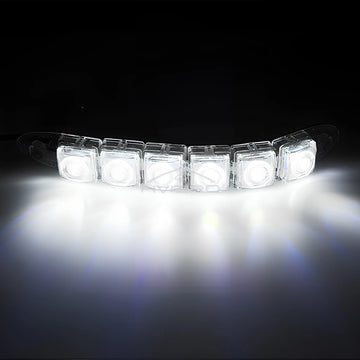 bande led flexible adhésive carrés lumineux noir blanc moderne fonctionnelle 12v 6led 2000 lumens