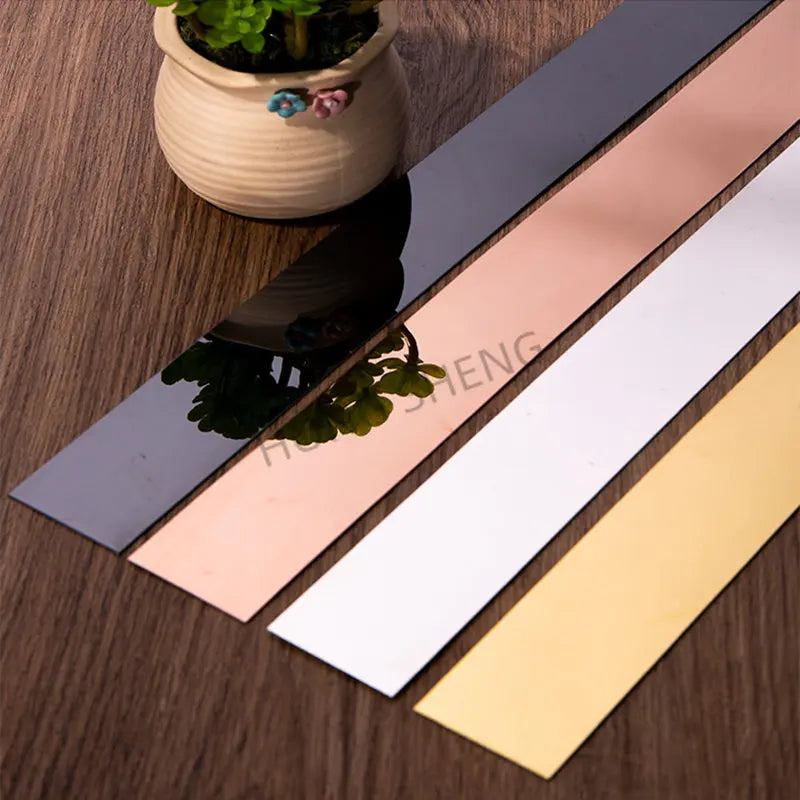 ruban decoratif moderne or noir rose pince epiler adhésif mur carreau sol