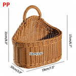 paniers rangement rotin marron clair tressage régulier rustique maison cuisine