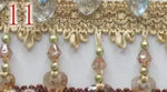 ruban decoratif dentelle coeurs 14 couleurs 6.5cm largeur mariage decoration elegante