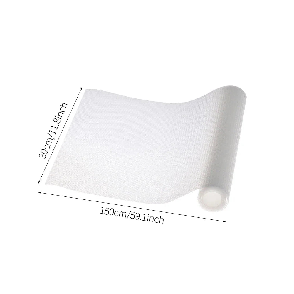 tapis placard imperméable adhésif texture points moderne vert clair gris blanc tapis anti dérapant