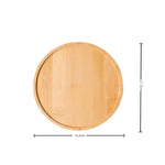 plateau bois clair rayures horizontales résistant chaleur minimaliste naturel sans fixation