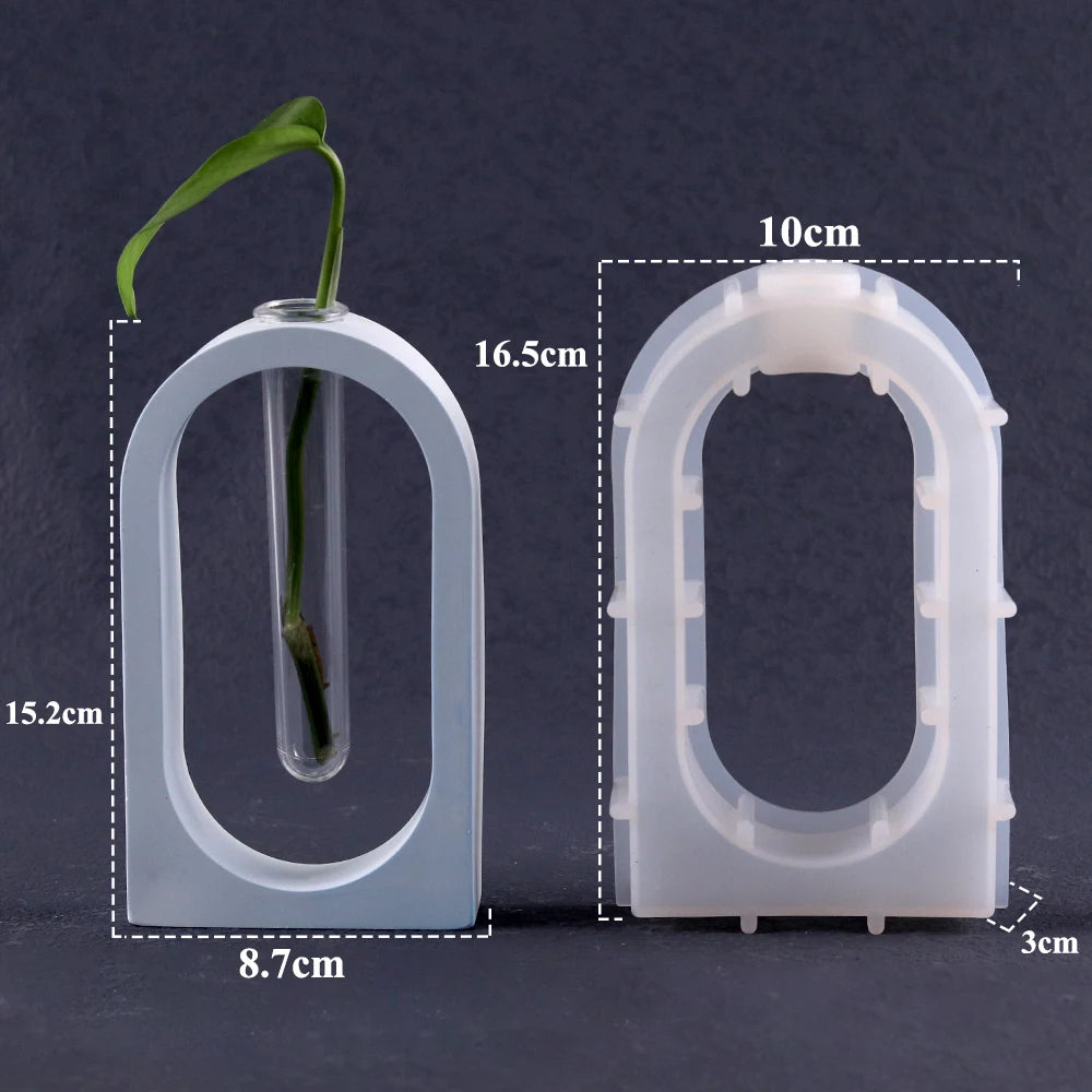 vases tubes essai transparent blanc bleu violet orange decoration maison hydroponie plantes fabrication minimaliste