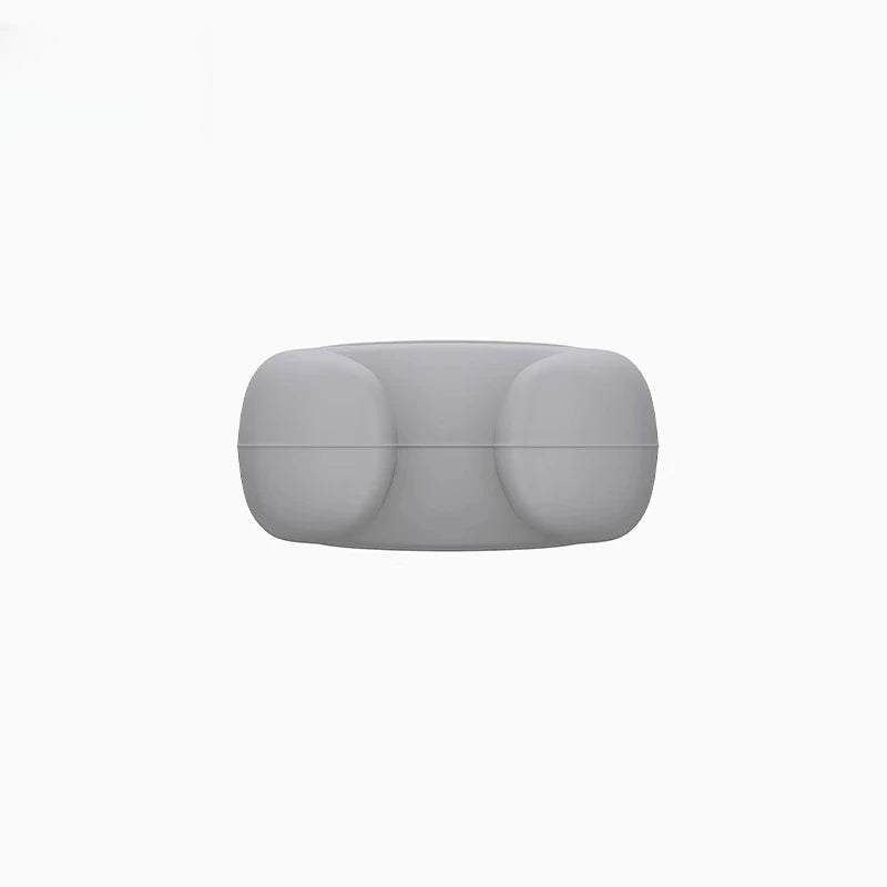 pinces cordons adhésives réutilisables silicone modernes gris blanc multiples utilisations