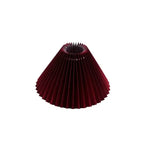 lampe table moderne abat jour plissé rouge blanc vert beige bleu clair rose noir