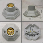 supports lampe céramique moderne blanc noir crème eyelets fixes haute temperature