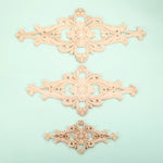 décoration murale appliques bois ornements floraux baroque renaissance naturel