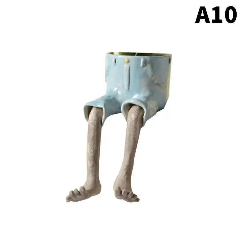 cache pots créatifs modernes motifs géométriques couleurs gris bleu blanc rouge jaune plantes intérieures