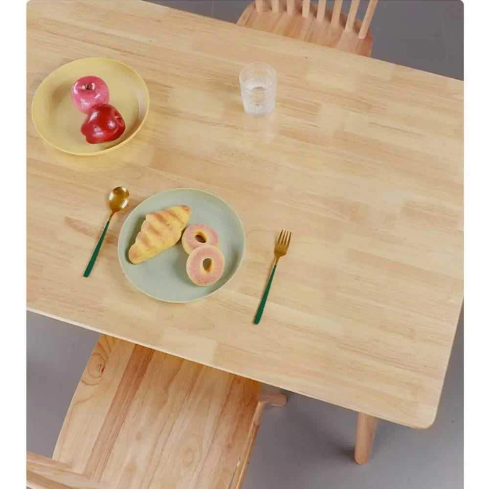 nappe protectrice table transparente pvc imperméable résistant chaleur grande taille