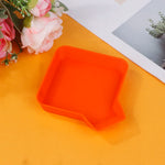 organisateur rangement boîtes carrées orange vert bleu rose jaune moderne minimaliste jeux société accessoires