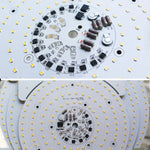 plaque led industrielle 200w 150w 100w blanc 6000k 3000k aluminium moderne clips