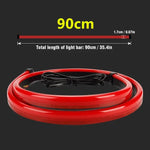 bande freinage led rouge moderne adhésive 12v 2400 lumens 90cm 100cm câbles