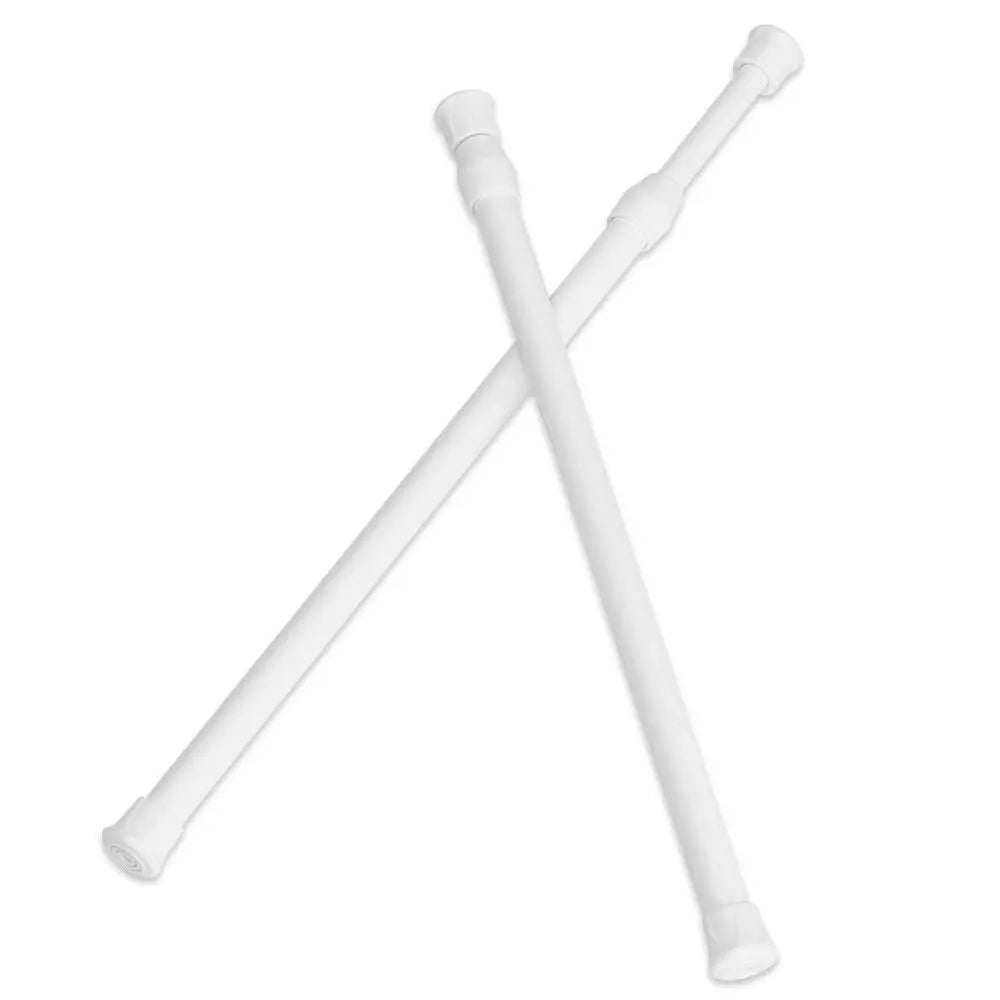 tige rideau ajustable blanc moderne eyelets extensible jusqu'à 90cm durable lisse respectueux environnement