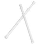 tige rideau ajustable blanc moderne eyelets extensible jusqu'à 90cm durable lisse respectueux environnement