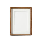 cadre photo rectangle bois naturel classique minimaliste blanc matrice blanche 10 inch a4