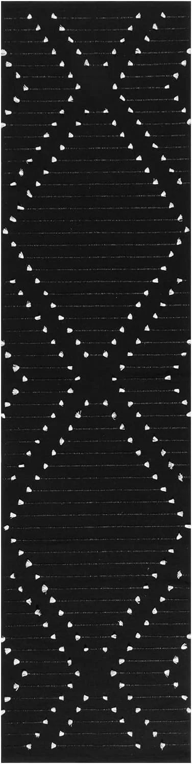 tapis moderne ethnique motifs géométriques floraux antidérapant extérieur intérieur polypropylène polyester rouge noir grisclair