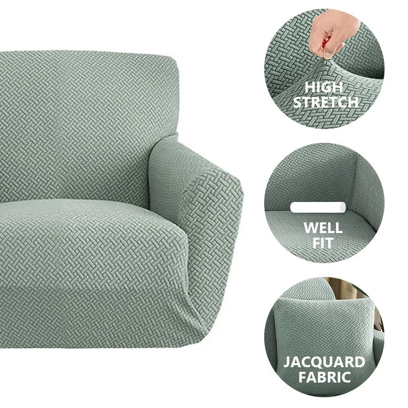 housses fauteuil vert clair tissu motifs geometriques anti debit adhésifs modernes polyester elastique salon