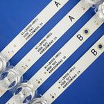 bande led blanc moderne 10led 745mm adaptateur 110 240v connecteurs télévision