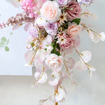 Rose artificielle violette pour déco maison