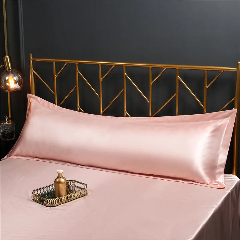taies d'oreiller polyester uni bleu marine rose pâle blanc noir simples modernes respectueux environnement