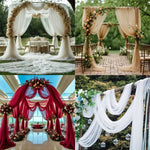 rideau tulle blanc transparent classique occasion mariage anniversaire noël transparent 50m