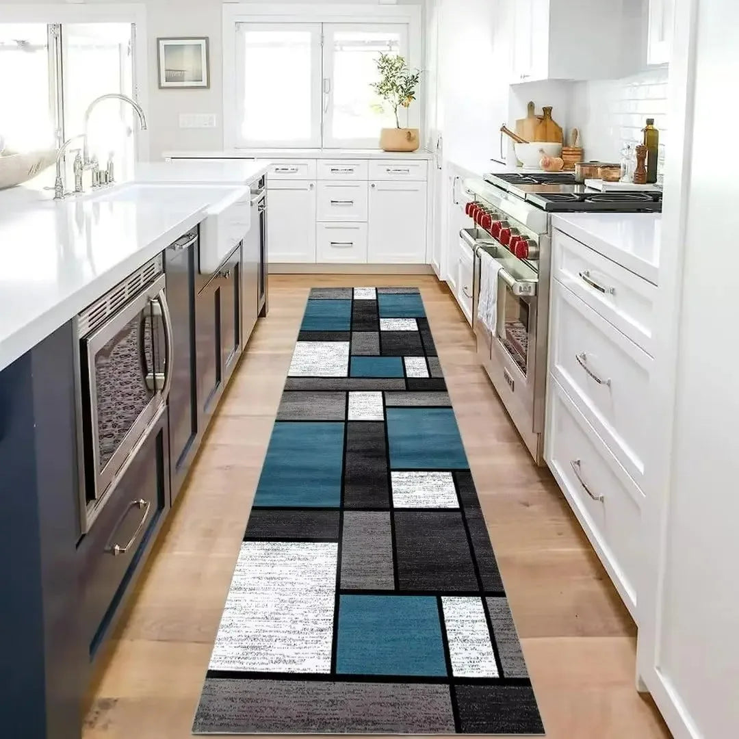 tapis sol motif route couleur noire blanche rouge jaune bleue moderne entrée chambre prièreextérieur