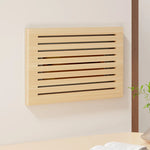 radiateur mural moderne marron clair rayures horizontales fixation murale 40x30cm 50x40cm