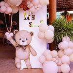 décoration fête bébé ours peluche 36 pouces 24 pouces 18 pouces rubans mignon classiqueOpaque
