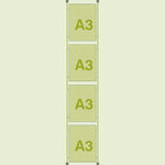 support présentation d'affiches moderne clips vert clair a3 a4 transparent hd vds clips inclusion