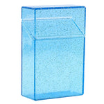boîte cigarettes transparente paillettes moderne blanche rose verte bleue jauneviolette