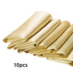 serviettes satinées classiques blanc cassé 30cm table maison restaurant festives