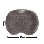 brosse douche exfoliante silicone bleu rose gris moderne respectueux environnement suction cup