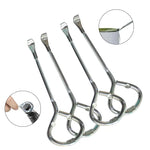 outil multifonction ouvre bouteille tire bouchon decapsuleur pince metallique argenté utilitaire minimaliste