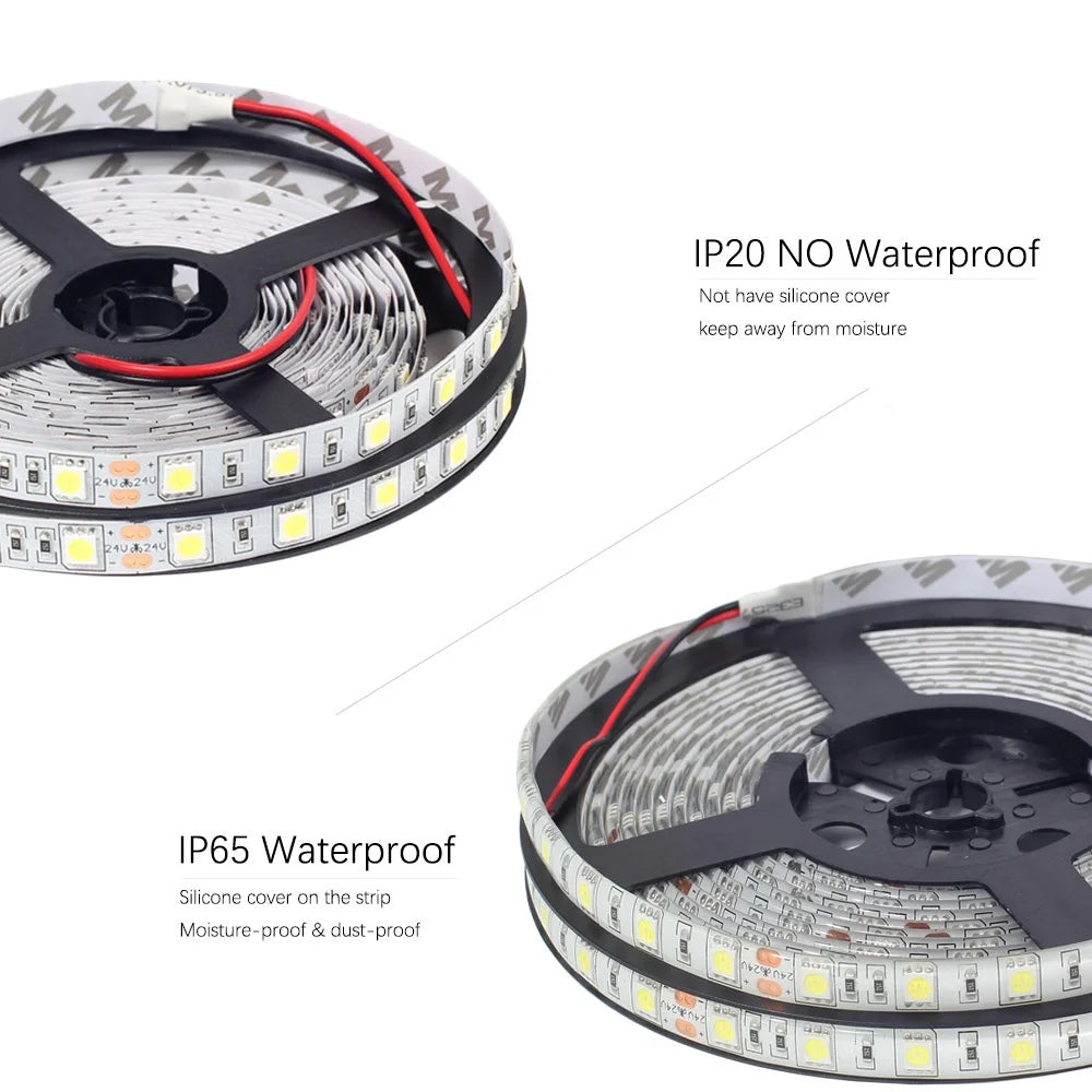 ruban led rgb rouge vert bleu blanc chaud étanche flexible adhésif moderne salon decoration