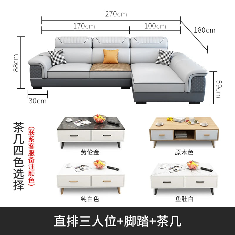 canapé d'angle moderne gris clair gris foncé beige noir tissu rayures géométrique coussins