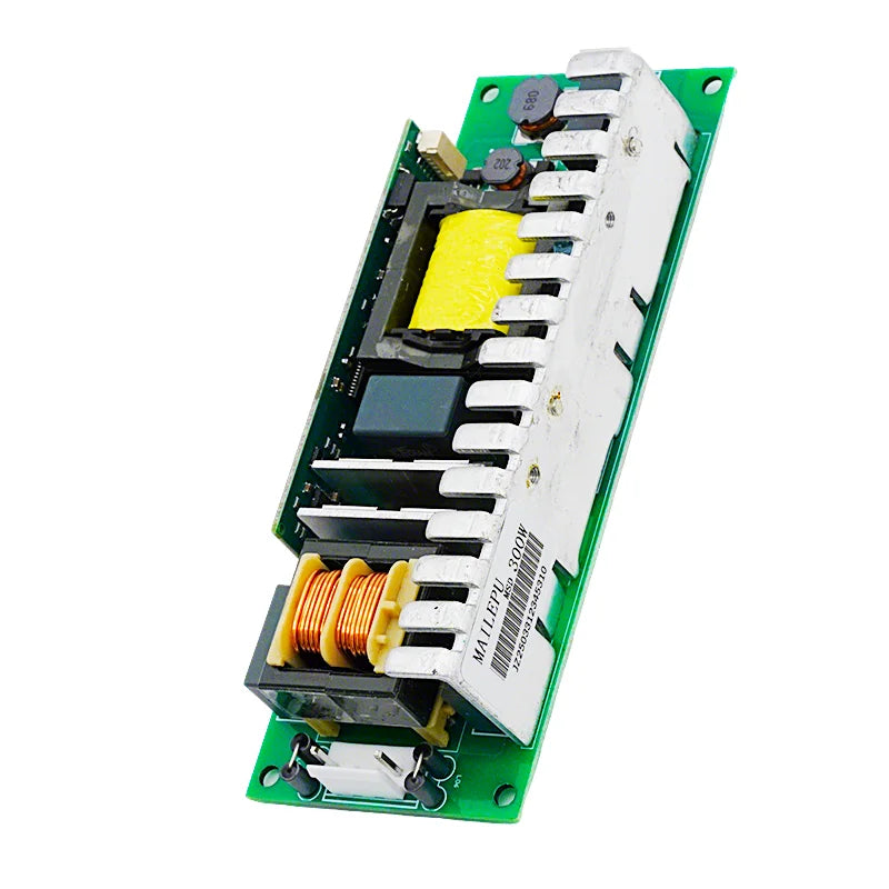 lampe faisceau 300w vert noir jaune imprimé conducteurs dorés électronique scènes professionnelles dj