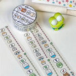 ruban decoratif transparent motifs animaux geometriques decor mignon adhesif educatif dessin ecole fournitures papeterie