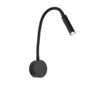 lampe murale orientable moderne noir blanc silicone adaptable chambre salon