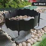 grille jardin moderne pliable couleurs vert rouge blanc noir texture plissée clips fixation