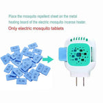 tablette anti moustiques rechargeable bleu vert pratique rechargeable blanc chinois