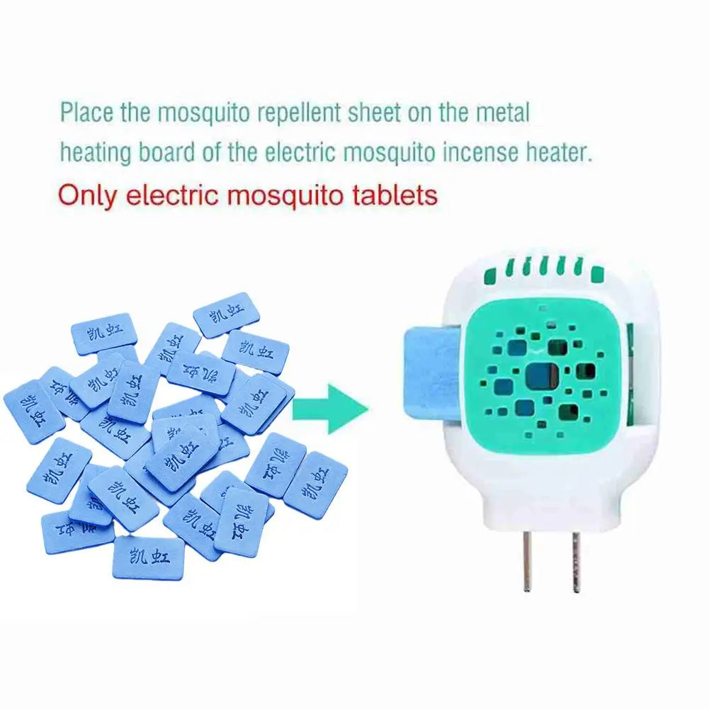 tablette anti moustiques rechargeable bleu vert pratique rechargeable blanc chinois