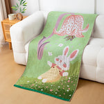 serviette bain coton biologique noël dessin animé moderne rectangle opaque lavable machine haute absorption