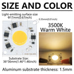 ampoule led cob 30w blanc froid chaud spot inondation industrielle technique