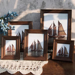 cadre photo rectangulaire résine rustique motif naturel décoration intérieur maison