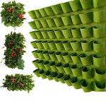 porte plantes mural vert texture feutre moderne fixations grilles plantes succulentes deco maison