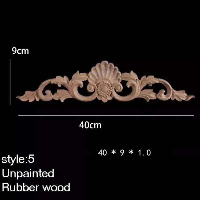 ornement decoratif bois fleur sculpte naturel classique baroque noel valentin mariage halloween pâques anniversaire