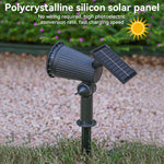 projecteur solaire led ip65 étanche réglable lumière jardin moderneextérieur(rgb chaleureuse)